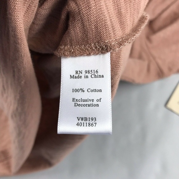 Coldwater Creek Lace Scoop Neck Top oSZ L Knit NEW - Picture 6 of 7